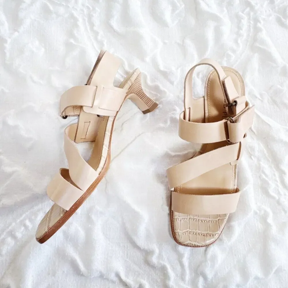 Donald Pliner Kamele Kitten Heel Sandal New